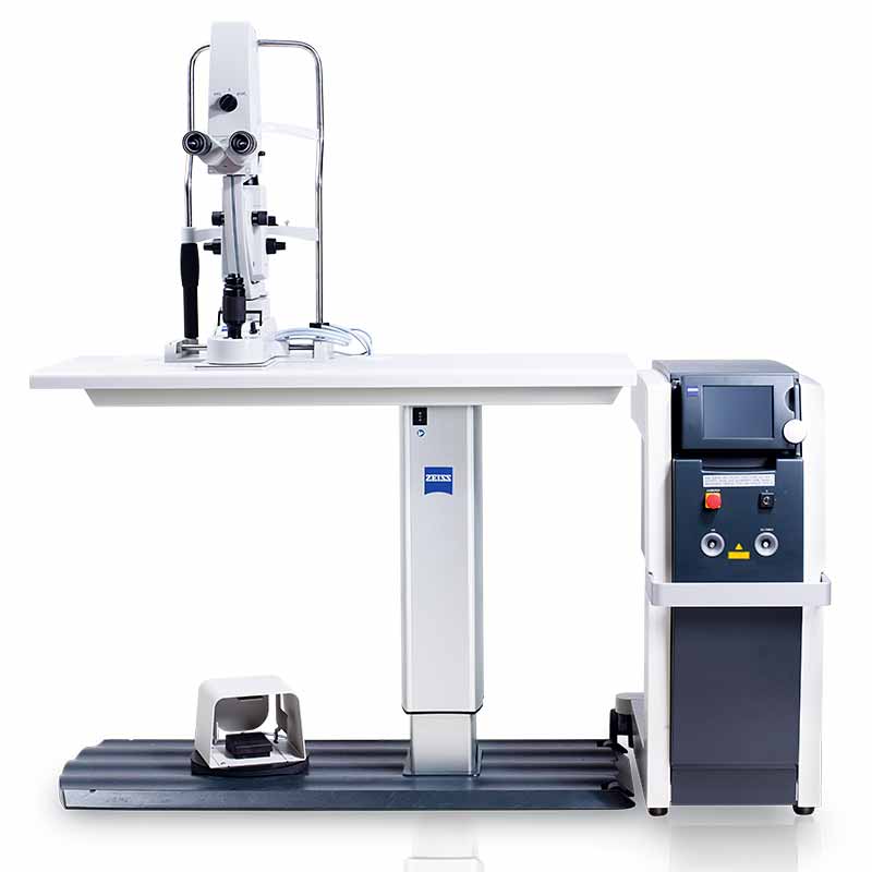 VISULAS YAG III Combi. Fully integrated laser workstation