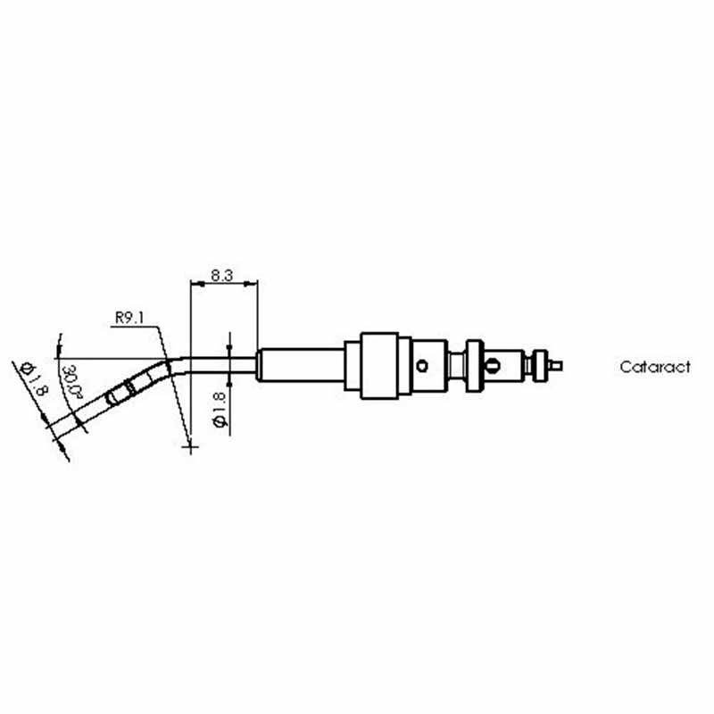 Curved Cataract Probe